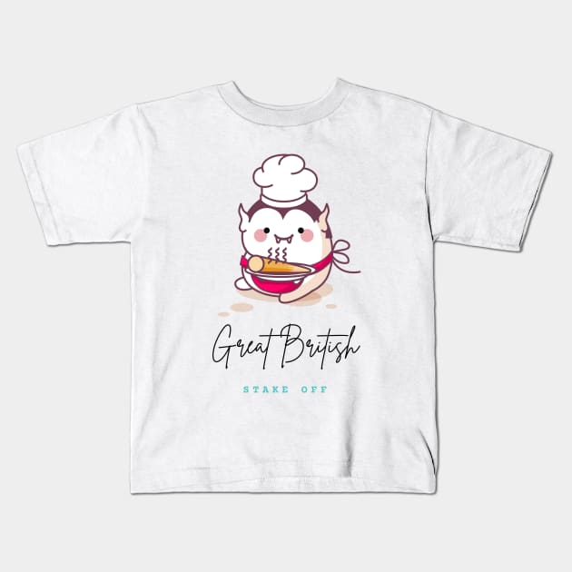 The Great British Stake Off Kids T-Shirt by SarahJaneWeldon